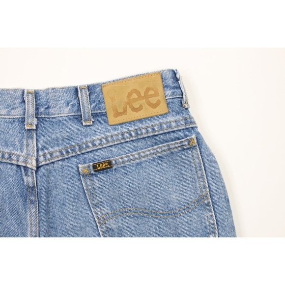 Vintage 90s Streetwear 32 Distressed Relaxed Fit Denim Jean Shorts Jorts USA - Picture 9 of 9